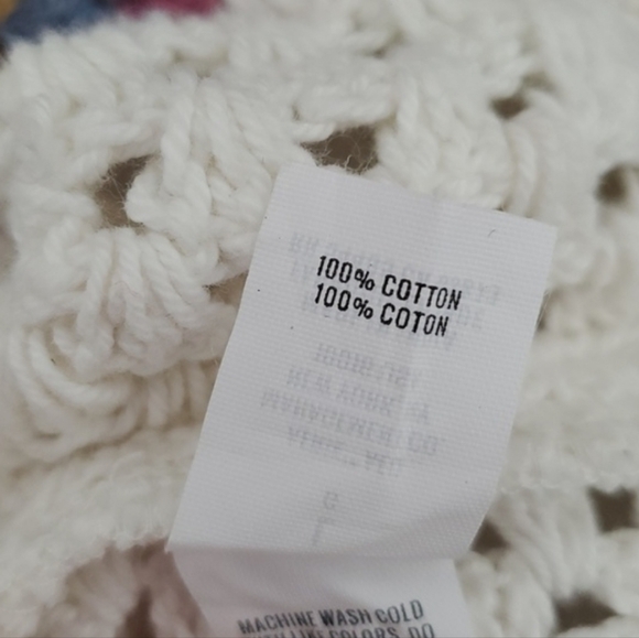 Aerie Crochet Cotton Crop Top Size Large - Picture 6 of 6